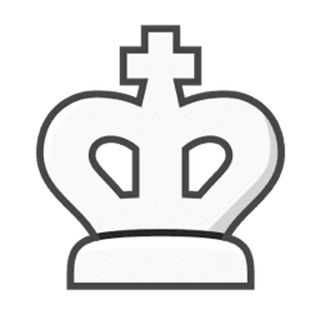 White Chess King